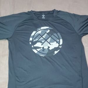 LG Dark Gray Camouflage Graphic Tee